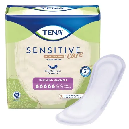 Essity - TENA Intimates Maximum Long - 54295 -   Bladder Control Pad  15 Inch Length Heavy Absorbency Dry Fast Core One Size Fits Most