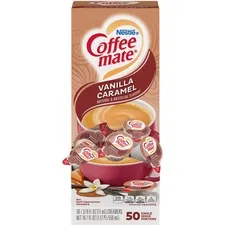 Nestle - NES79129 - Liquid Coffee Creamer, Vanilla Caramel, 0.38 Oz Mini Cups, 50/Box