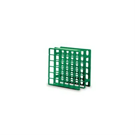 Market Lab - 5013-GN - Blood Tube Rack 36 Place 13 mm Tube Size Green 2 1/4 X 4 1/4 X 4 1/4 Inch