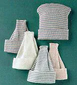 Alba Healthcare - Baby Boggan - 80006 - Infant Hat Baby Boggan Blue / Pink / White Stripes Infant