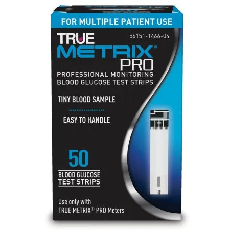 Nipro Diagnostics - Truemetrix Pro - R3H01P-450 - Blood Glucose Test Strips Truemetrix Pro 50 Strips per Pack