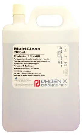 Phoenix - 16-220 - Reagent Multiclean Cleaner For Hitachi 700 And 900 Chemistry Analyzers 2000 Ml