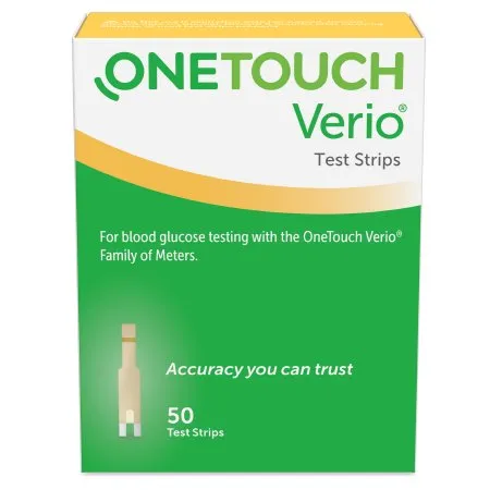 Lifescan - OneTouch Verio - 022899 -  Blood Glucose Test Strips  50 Strips per Pack