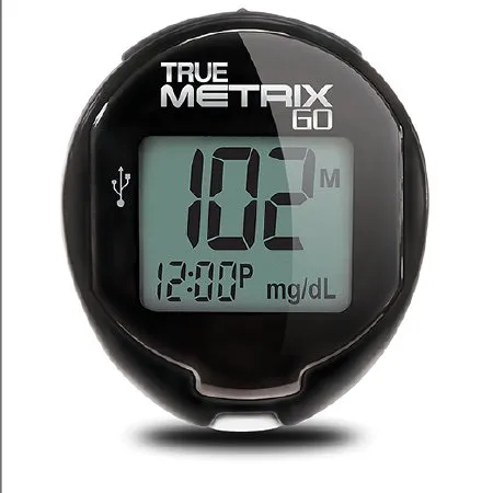 Nipro Diagnostics - True Metrix Go - RF4H01-01BK - Blood Glucose Meter True Metrix Go 4 Second Results Stores Up To 500 Results No Coding Required
