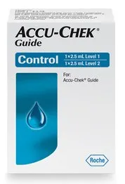 Roche - Accu-Chek Guide - 7748906001 - Blood Glucose Control Solution Accu-Chek Guide 2 X 2.5 mL Level 1 & 2
