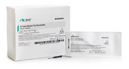 McKesson - 22-H10108 - Dermal Tip Electrode McKesson Blunt Angled Blade Tip Disposable Sterile