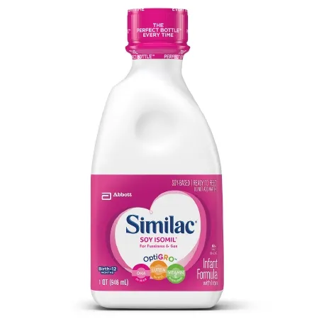 Abbott - Similac Soy Isomil - 67012 - Infant Formula Similac Soy Isomil 32 oz. Bottle Liquid Soy Lactose Intolerance / Galactosemia