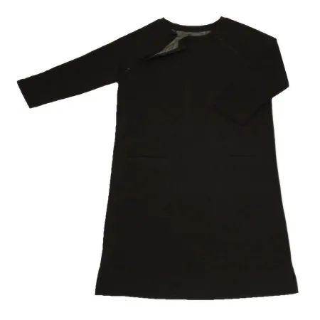 Narrative Apparel - WDBDZ0419 - Dress 3/4 Raglan Sleeve Dark Gray Heather Large