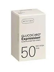 Arkay USA - Glucocard - 08317570050 - Blood Glucose Test Strips Glucocard 50 Strips per Pack