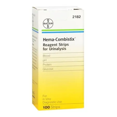 Siemens - Hema-Combistix - 10338451 - Urinalysis Reagent Hema-combistix Blood, Glucose, Ph, Protein For Urinalysis