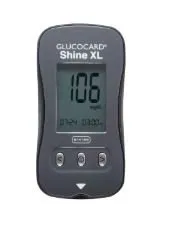 Arkray USA - Glucocard Shine - 542110 - Blood Glucose Meter Glucocard Shine 5 Second Results Stores Up To 250 Results No Coding Required