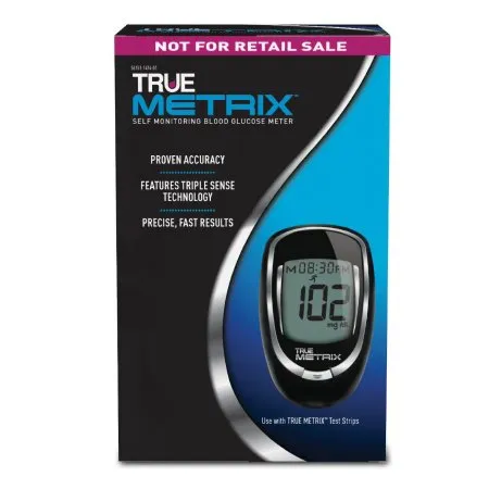 Nipro Diagnostics - True Metrix - From: RE4H01-01 To: RE4H01-43 -  Blood Glucose Meter  4 Second Results Stores up to 500 Results