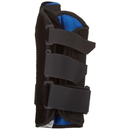 Patterson Medical Supply - Rolyan - 92722602 - Wrist Brace With Thumb Spica Rolyan Aluminum / Spandex / Nylon Left Hand Black Large