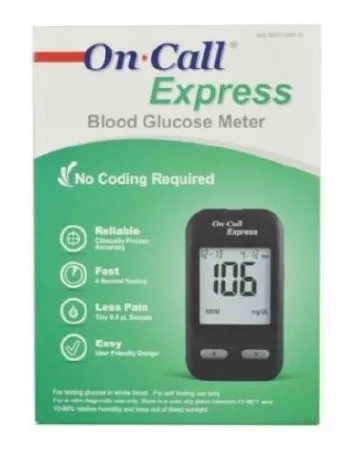 Acon Laboratories - On Call - 755716 - Blood Glucose Meter On Call 4 Second Results No Coding Required