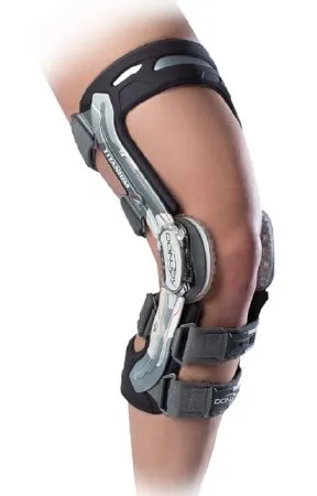 DJO - A22 Custom Brace - 11-T7623-2 - Acl Knee Brace A22 Custom Brace Small D-ring / Hook And Loop Strap Closure 15-1/2 To 18-1/2 Inch Thigh Circumference / 12 Inch Calf Circumference Left Knee