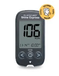 Arkray USA - Glucocard Shine - 544110 - Blood Glucose Meter Glucocard Shine 5 Second Results Stores Up To 1000 Results No Coding Required