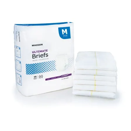 McKesson - BR33890 - Unisex Adult Incontinence Brief Medium Disposable Heavy Absorbency