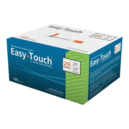 Mhc Medical - EasyTouch - 829555 - Syringe/ndl, Easy Touch .5cc 29gx1/2 (100/bx 5bx/cs)