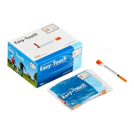 Mhc Medical - EasyTouch - 830155 - Syringe/ndl, Easy Touch 1cc 30gx1/2 (100/bx 5bx/cs)