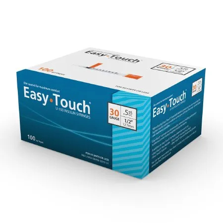 Mhc Medical - EasyTouch - 830555 - Syringe/ndl, Easy Touch .5cc 30gx1/2 (100/bx 5bx/cs)