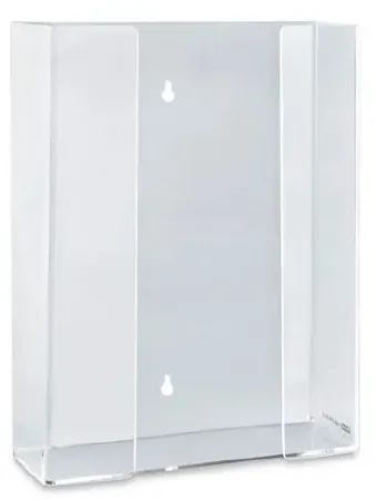Uline - H-1648 - Glove Box Dispenser Wall Mounted 3-box Capacity Clear 11 X 4 X 10 Inch Acrylic