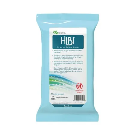 Molnlycke Health Care Us - 59910 - Molnylke Hibi Bathing Cloths Disposable 48packs Of 10/Cs
