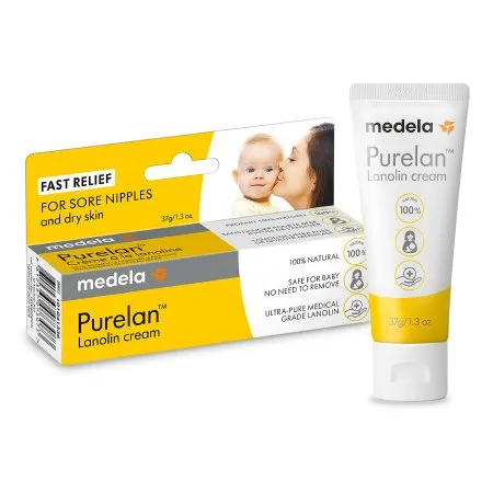 Medela - Purelan - 101041777 - Hand And Body Moisturizer Purelan 1.3 Oz. Tube Unscented Cream