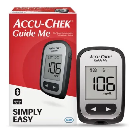 Roche Diabetes Care - Accu-Chek - 65702073110 - Blood Glucose Meter Accu-chek 4 Second Results Stores Up To 30 Results No Coding Required