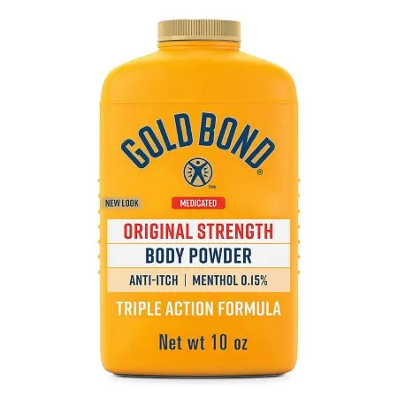 Sanofi Pasteur - Gold Bond - 04116701109 - Body Powder Gold Bond 10 Oz. Menthol Scent Shaker Bottle Menthol