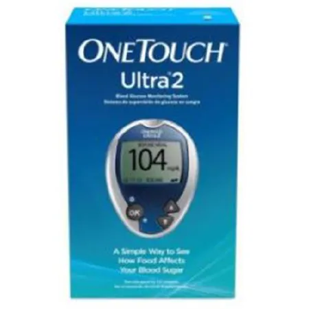 Lifescan - OneTouch Ultra 2 - 53885004601 - Blood Glucose Meter OneTouch Ultra 2 5 Second Results Stores up to 500 Results No Coding Required