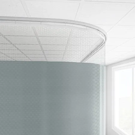 Imperial Fastener - From: 80X144SUMMIN To: 80X216SUMBLU - Cubicle Curtain 20 Inch Mesh 144 Inch Width 80 Inch Length