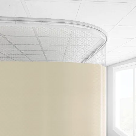 Imperial Fastener - 92X72SUMOAT - Cubicle Curtain 20 Inch Mesh 72 Inch Width 92 Inch Length