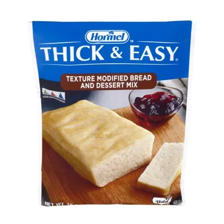 Hormel Food - 118519 s - Thick & Easy Texture Modified Bread & Dessert MixFood and Beverage Thickener Thick & Easy Texture Modified Bread & Dessert Mix 10.6 oz. Pouch Bread / Dessert Flavor Powder IDDSI Level 4 Extremely Thick/Pureed