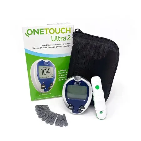 Lifescan - OneTouch Ultra 2 - 024046 -  Blood Glucose Meter  5 Second Results Stores up to 500 Results No Coding Required
