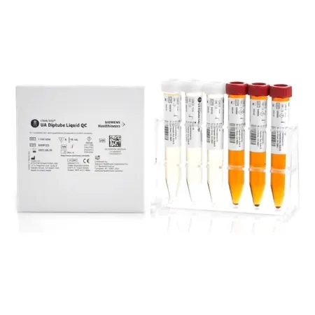 Siemens - 11561694 - Chek-Stix? UA Diptube Liquid QC, Level 1 Negative 3 x 15ml, Level 2 Positive 3 x 15ml (Must Be Refrigerated; Ships on Ice) (US Only)