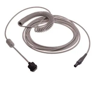 GE Healthcare - 2104403-002 - Diagnostic Cable Ge Healthcare 5.5 Meter 18 Foot For Use With Ecg Machine