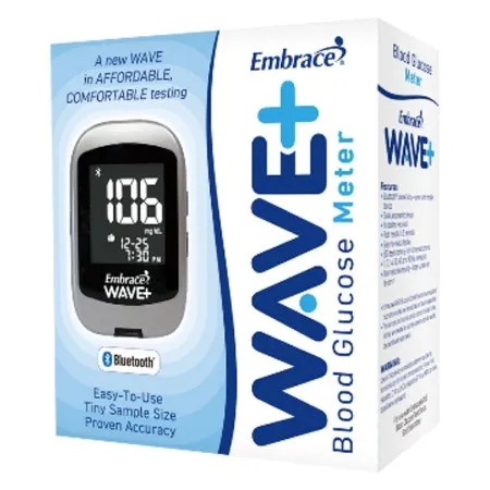 Omnis Health - Embrace Wave - APX04AB0400BT - Blood Glucose Meter Embrace Wave