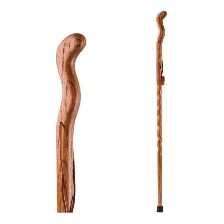 Mabis Healthcare - Brazos Twisted - 602-3000-1251 - Walking Stick Brazos Twisted Wood 48 Inch Height Aromatic Cedar