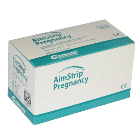 Germaine Laboratories - AimStrip - 88530 - Reproductive Health Test Kit Aimstrip Hcg Pregnancy Test 30 Tests Clia Waived