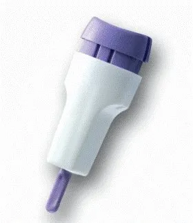 Htl-strefa - 9689 - Safety Lancet Lite 28G Needle 1-5mm Depth Purple 100-bx