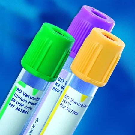 BD Becton Dickinson - BD Vacutainer - 366480 -   Venous Blood Collection Tube Sodium Heparin Additive 10 mL Conventional Closure Glass Tube