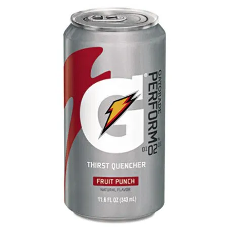 Gatorade - GTD-30903 - Thirst Quencher Can, Fruit Punch, 11.6oz Can, 24/carton