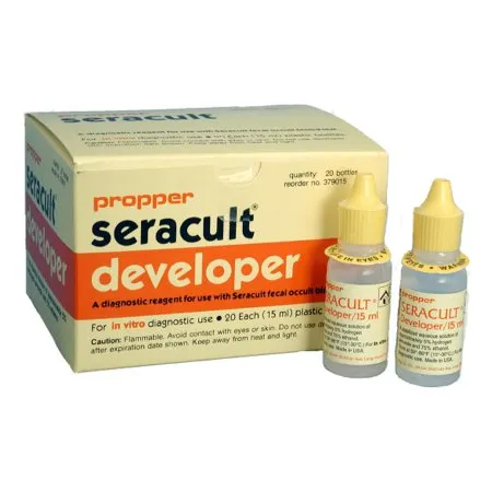 Propper - Seracult - 37100100 - Cancer Screening Test Kit Seracult Fecal Occult Blood Test (FOBT) 100 Tests CLIA Waived