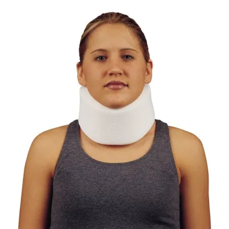 DeRoyal - Comfo-Eze - 1001-04 - Cervical Collar Comfo-eze Medium Density Adult Large, Wide One-piece 4 Inch Height 23-1/2 Inch Length