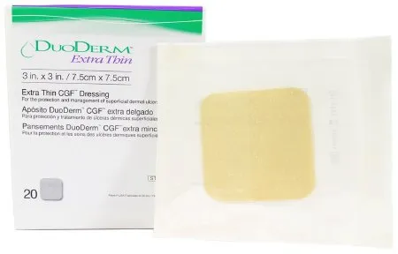 Convatec - DuoDERM Extra Thin - 187903 -  Thin Hydrocolloid Dressing  6 X 7 Inch Triangle