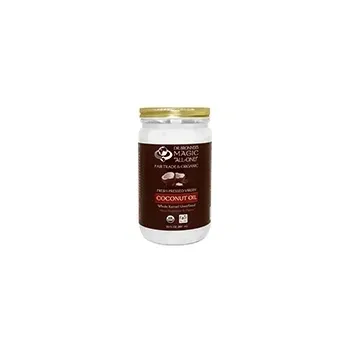 Dr. Bronner's Magic Soaps - 228671 - Certified Fair Trade & Organic Fresh Pressed Virgin Coconut Oil Whole Kernel Coconut Oil 30 fl. oz.