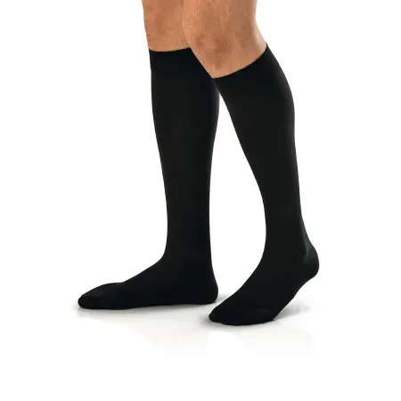 BSN Medical - JOBST for Men Classic - 110303 - Compression Socks JOBST for Men Classic Knee High Large Black Closed Toe