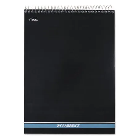 Cambridge - MEA-59882 - Stiff-back Wire Bound Notepad, Medium/college Rule, Navy Cover, 70 White 8.5 X 11.5 Sheets