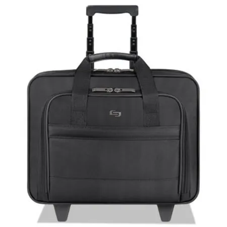 Solo - USL-B1004 - Classic Rolling Case, Fits Devices Up To 15.6, Ballistic Polyester, 15.94 X 5.9 X 12, Black