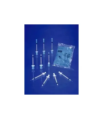 Exel - 26046 - Tuberculin Syringe, Needle, 25G Zero Dead Space